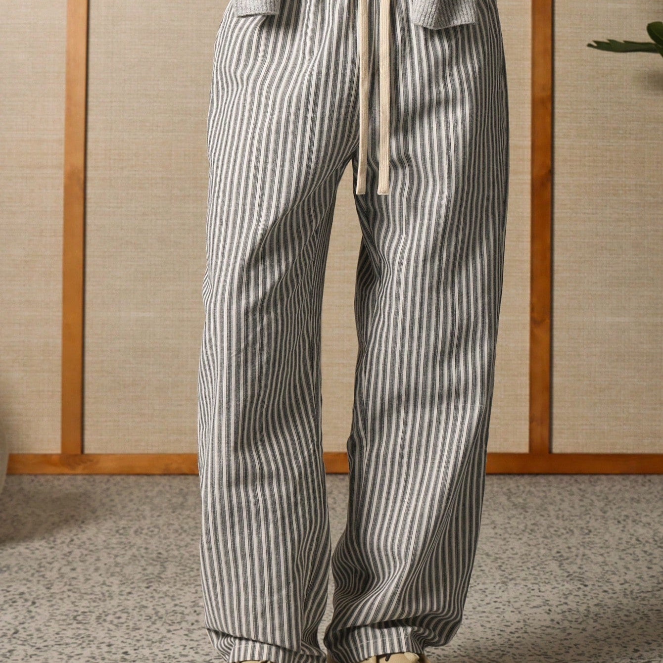 Liam - Men Casual Striped Skater Pants