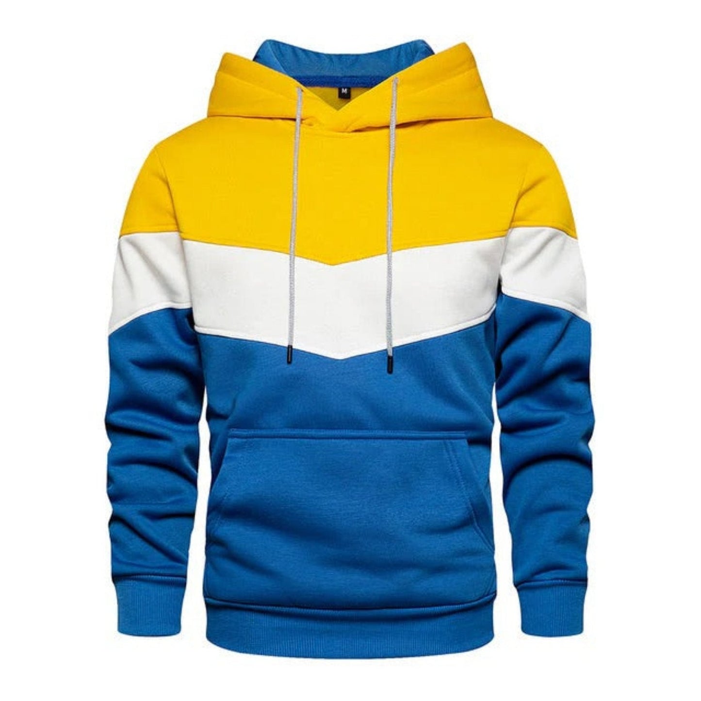 Men's casual sports sweatshirt with hood and pockets