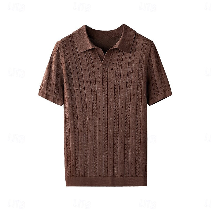 Classic Fit Business Casual Polo Shirt