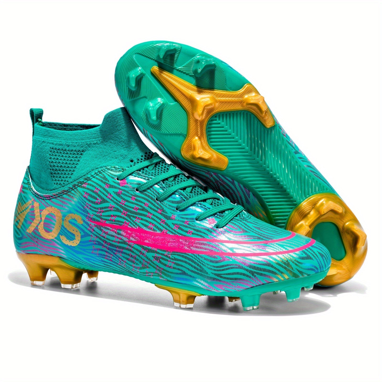 Men’s Football Boots with High Ankle Support and Enhanced Grip | Soccer Cleats for Turf & Grass