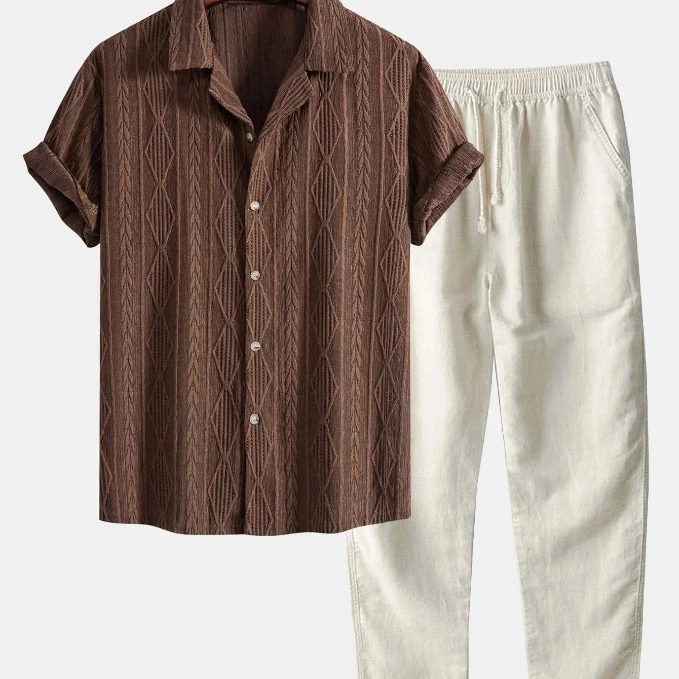 Men's Linen Summer Set – Lightweight, Stylish & Comfortable 2-Piece Outfit