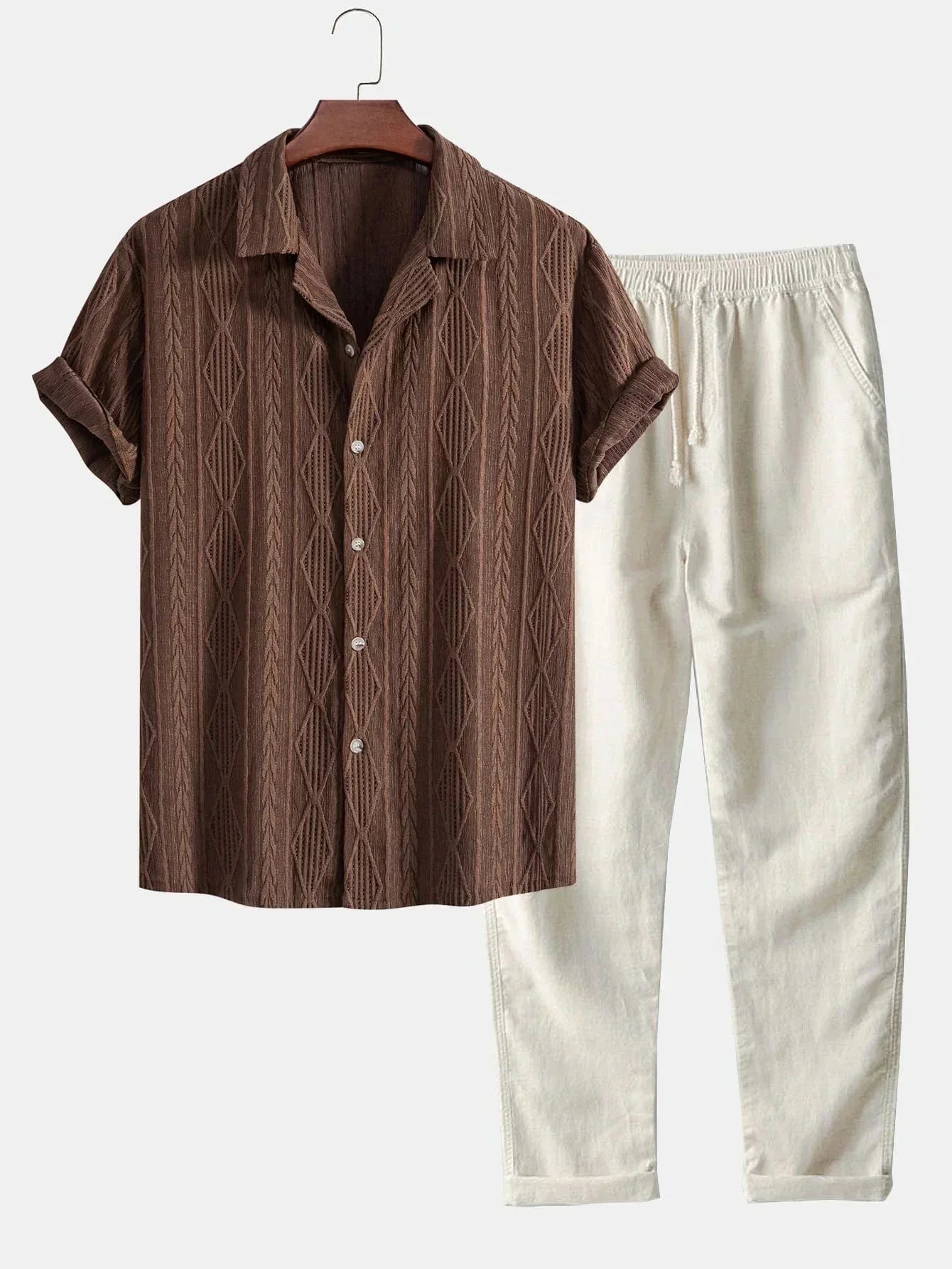Men's Linen Summer Set – Lightweight, Stylish & Comfortable 2-Piece Outfit