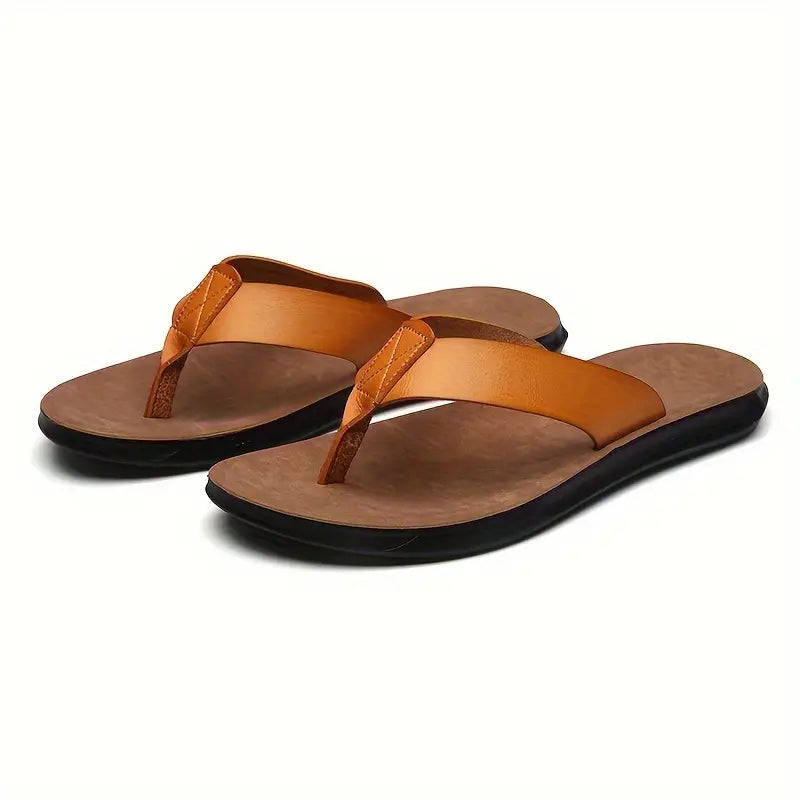 Men’s Slip-On Sandals – Casual Open-Toe Supportive Design – Lightweight Everyday Footwear