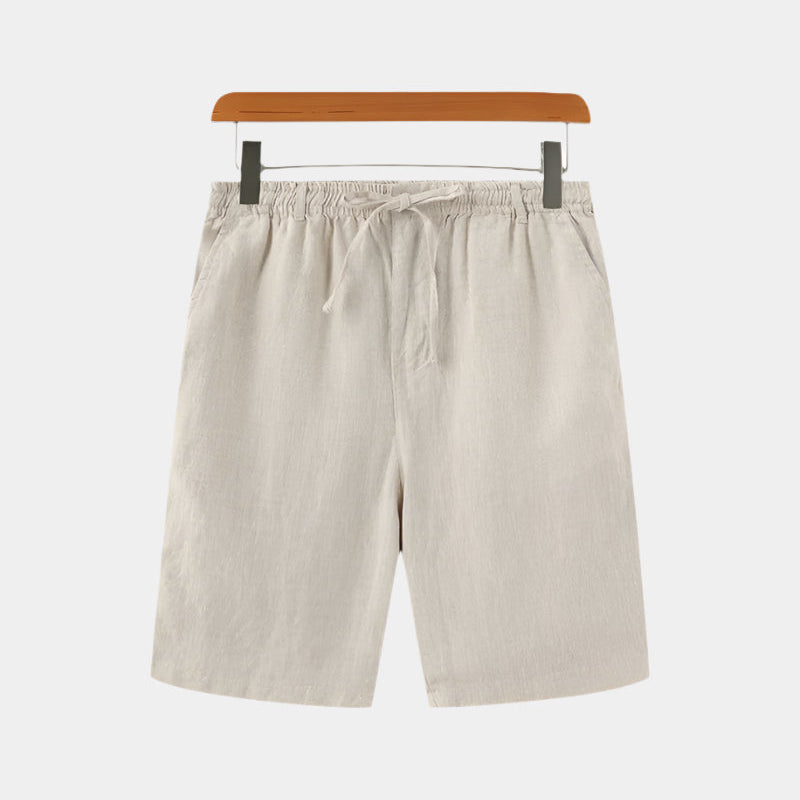Santorini Linen Shorts - Spraykis
