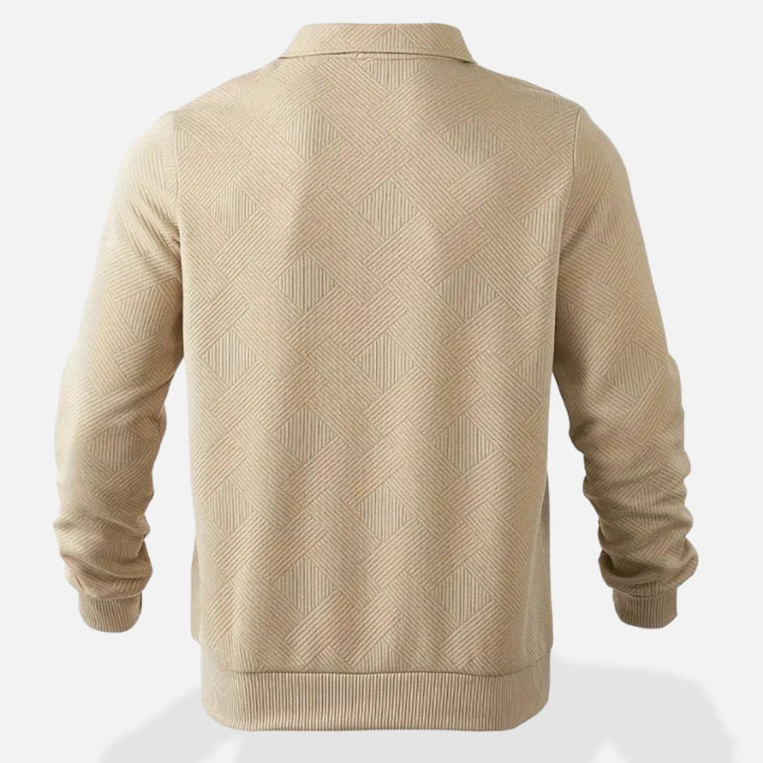 Men's Premium Wool Half-Zip Sweater