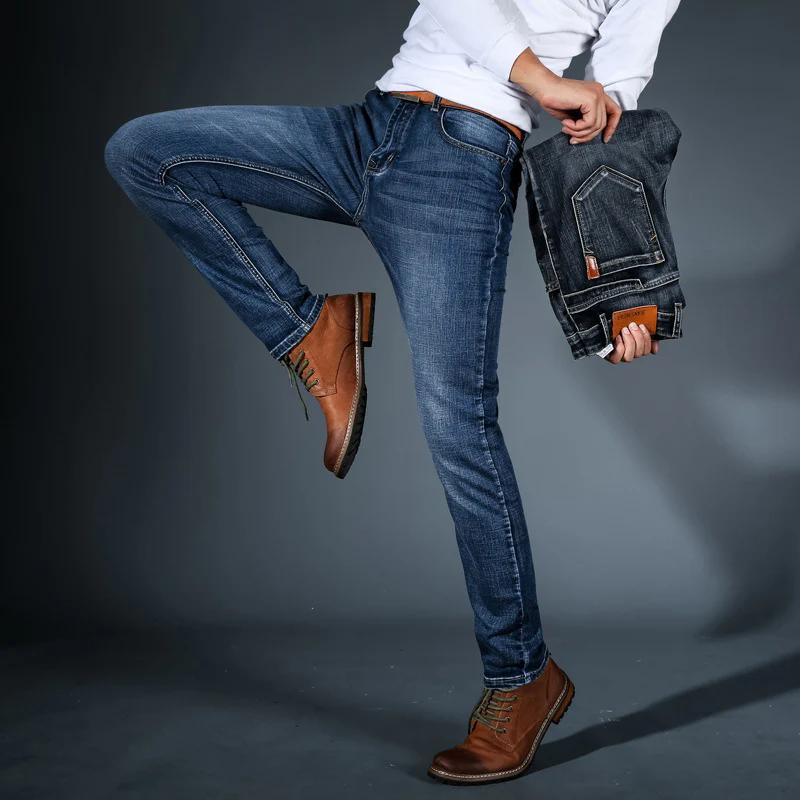 Turin Classic Slim-Stretch Jeans – Men’s Comfortable Slim Fit Denim Pants