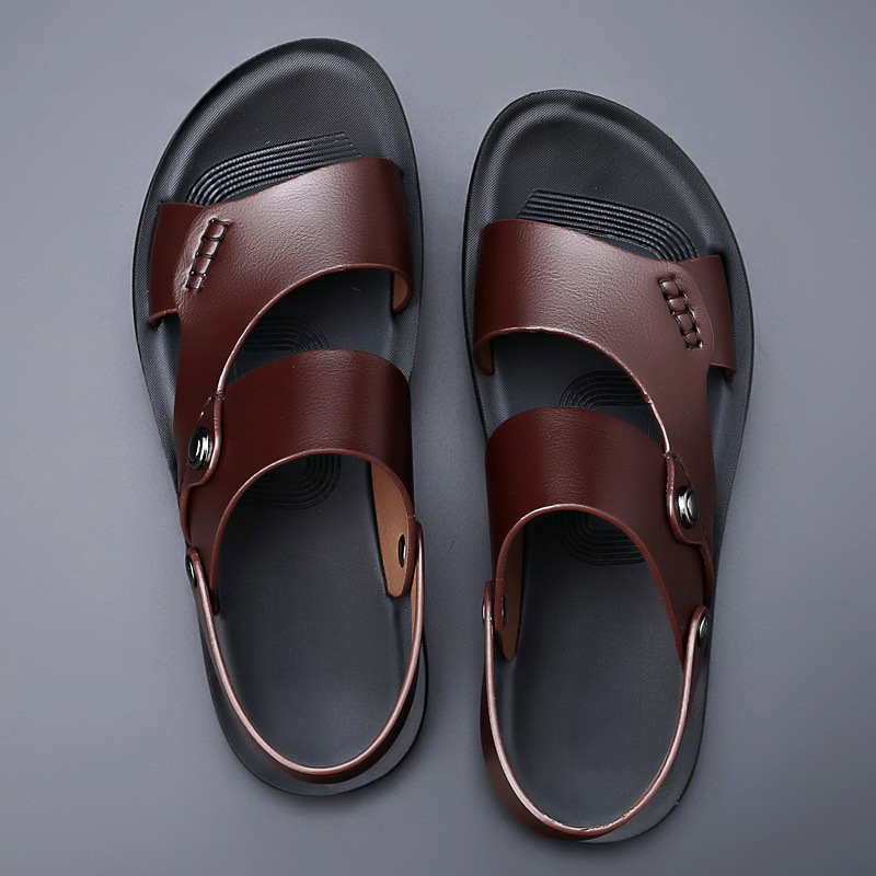 Avenwood Men Cushioned Leather Sandals