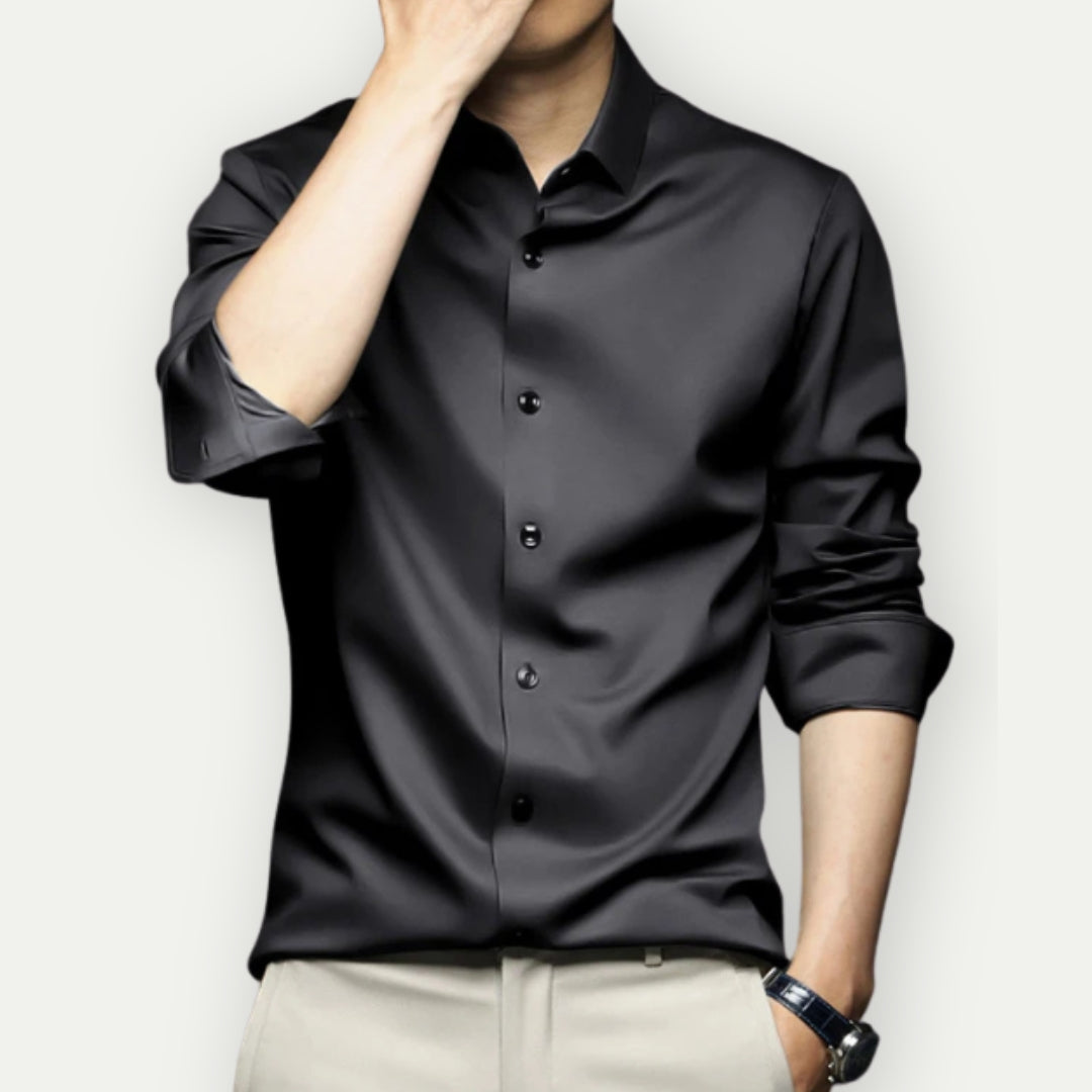 CARTERI - Men's Non-Iron Wrinkle-Resistant Dress Shirt