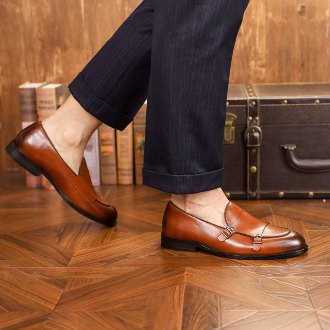 Brunello Pacciano Men Dress Leather Loafers