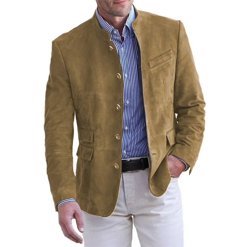 Men’s Autumn Blazer – Structured Button-Up Jacket for Layered Outfits