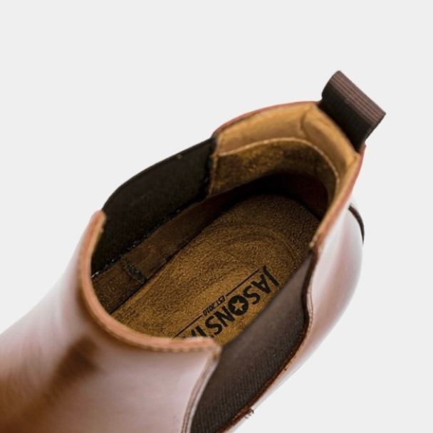 Men’s Premium Leather  Boots – Classic Slip-On Dress Boots