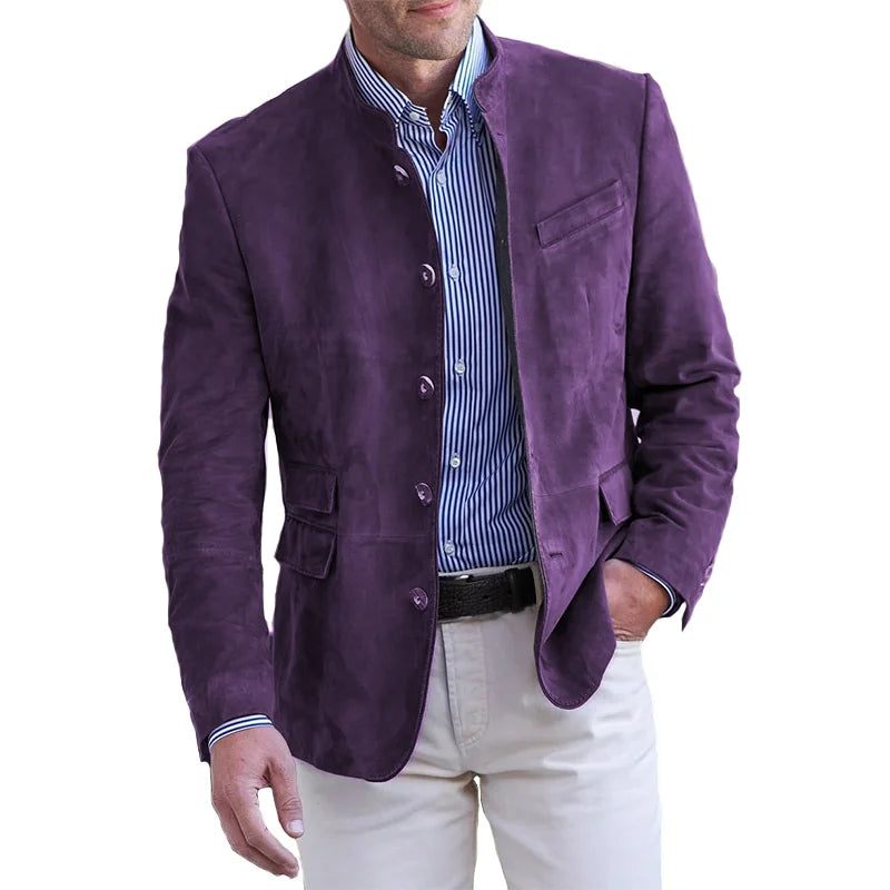 Men’s Autumn Blazer – Structured Button-Up Jacket for Layered Outfits