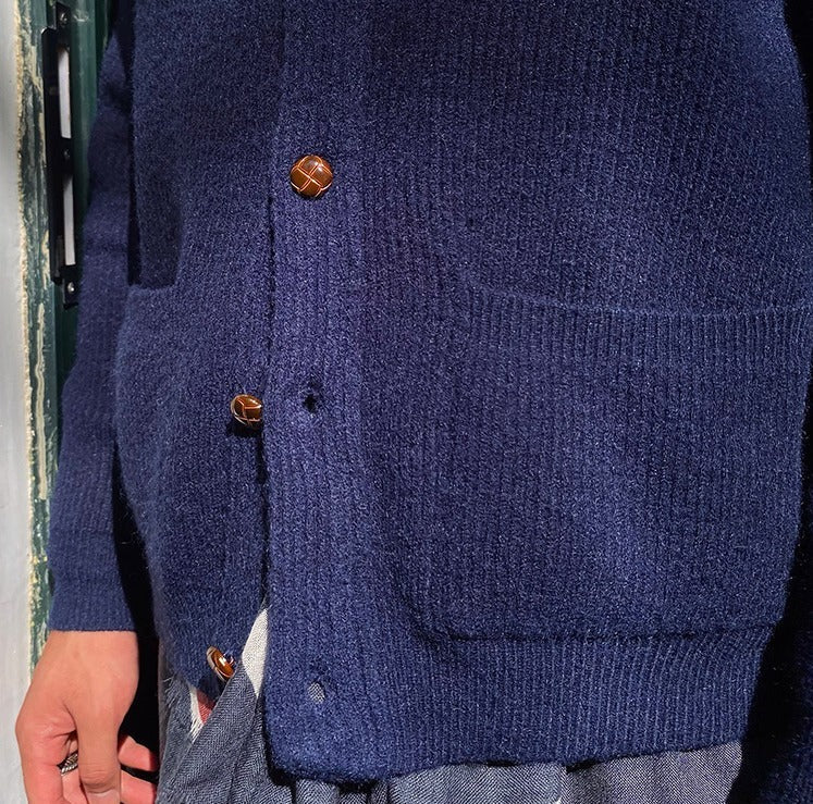 Men’s Bond Street Knitted Cardigan – Warm Shawl Collar Knitwear