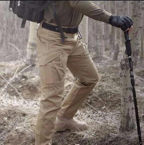 Men’s Stretch Cargo Pants – Casual Trousers with Multiple Pockets