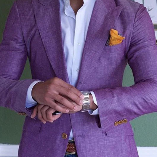 Men’s Slim Fit Linen Blazer – Lightweight, Breathable & Versatile