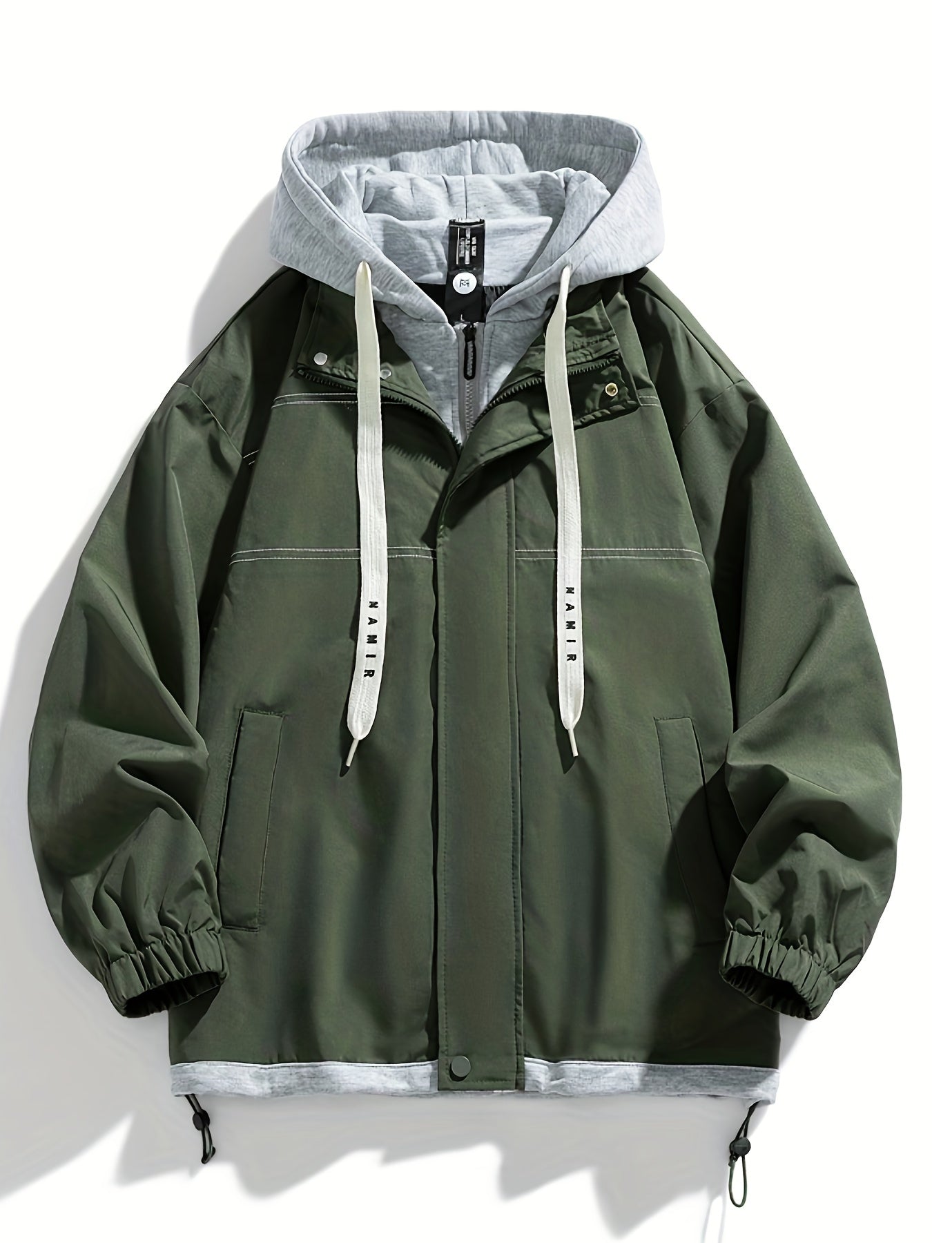 Maverick Layered Hoodie Jacket – Men’s Casual Zip-Up Hooded Jacket