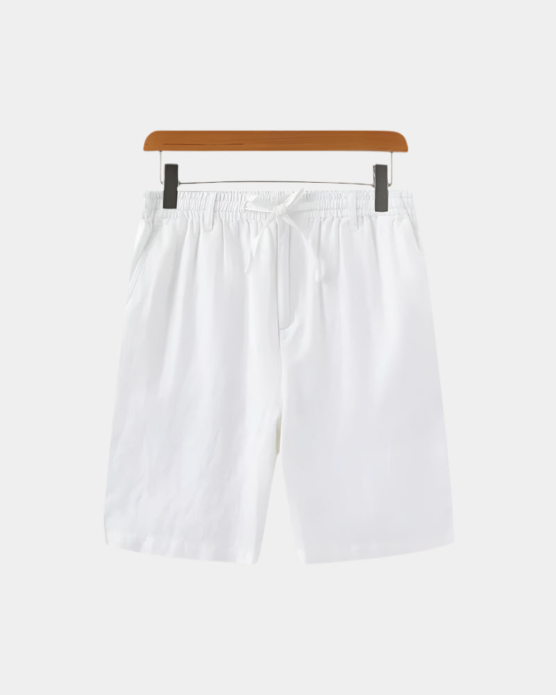 Santorini Linen Shorts - Spraykis