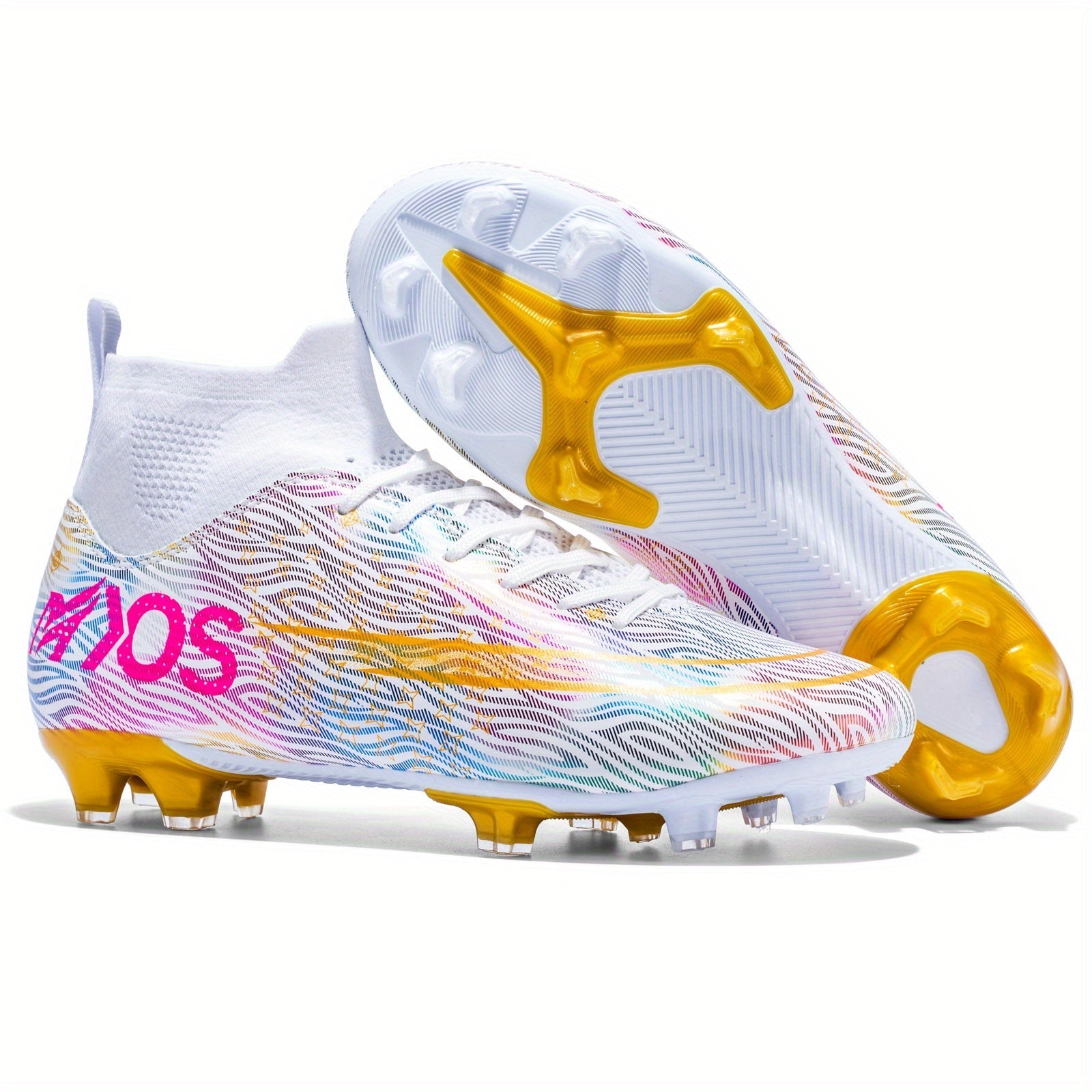 Men’s Football Boots with High Ankle Support and Enhanced Grip | Soccer Cleats for Turf & Grass