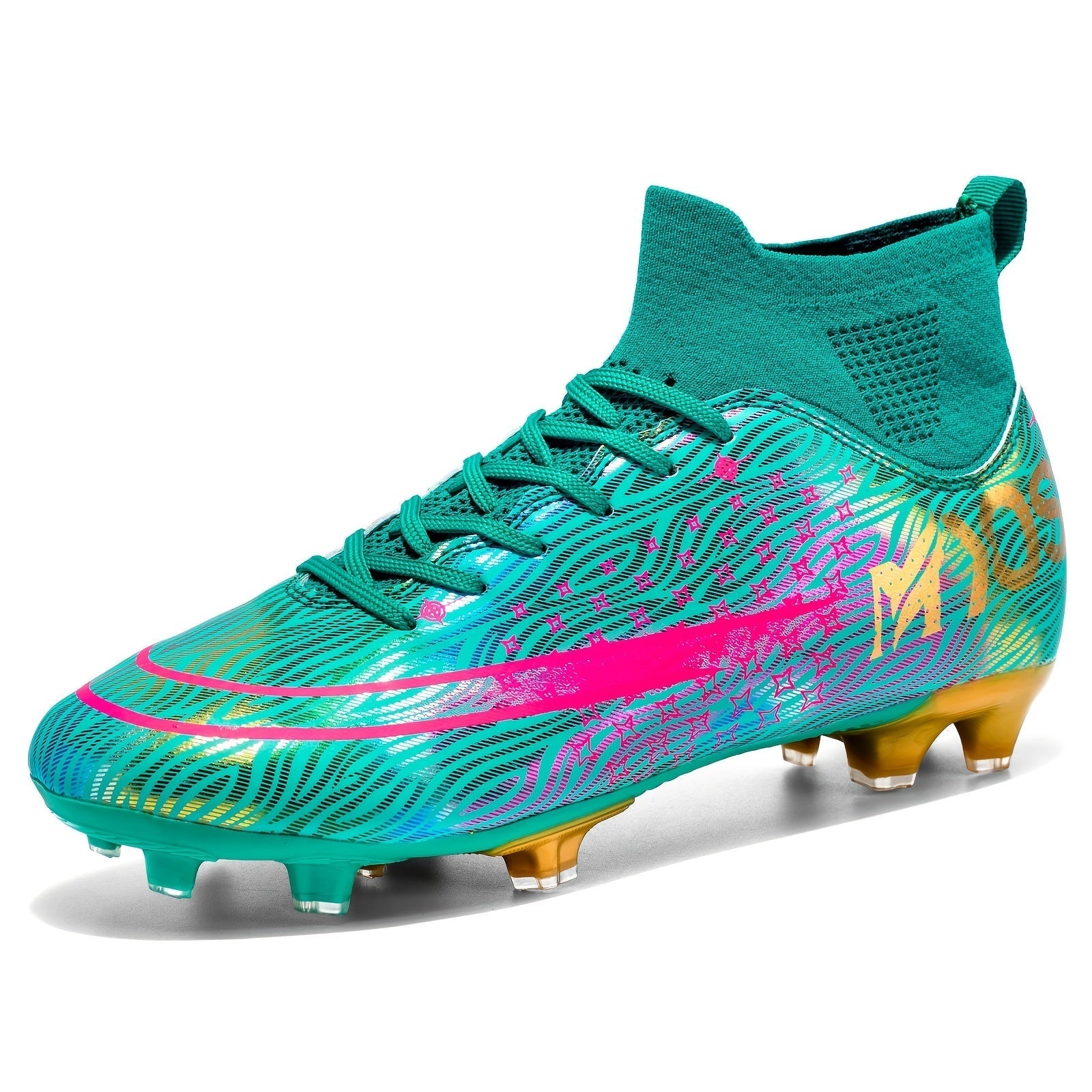 Men’s Football Boots with High Ankle Support and Enhanced Grip | Soccer Cleats for Turf & Grass