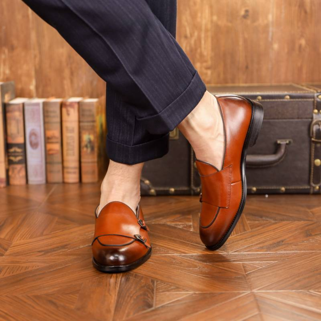 Brunello Pacciano Men Dress Leather Loafers