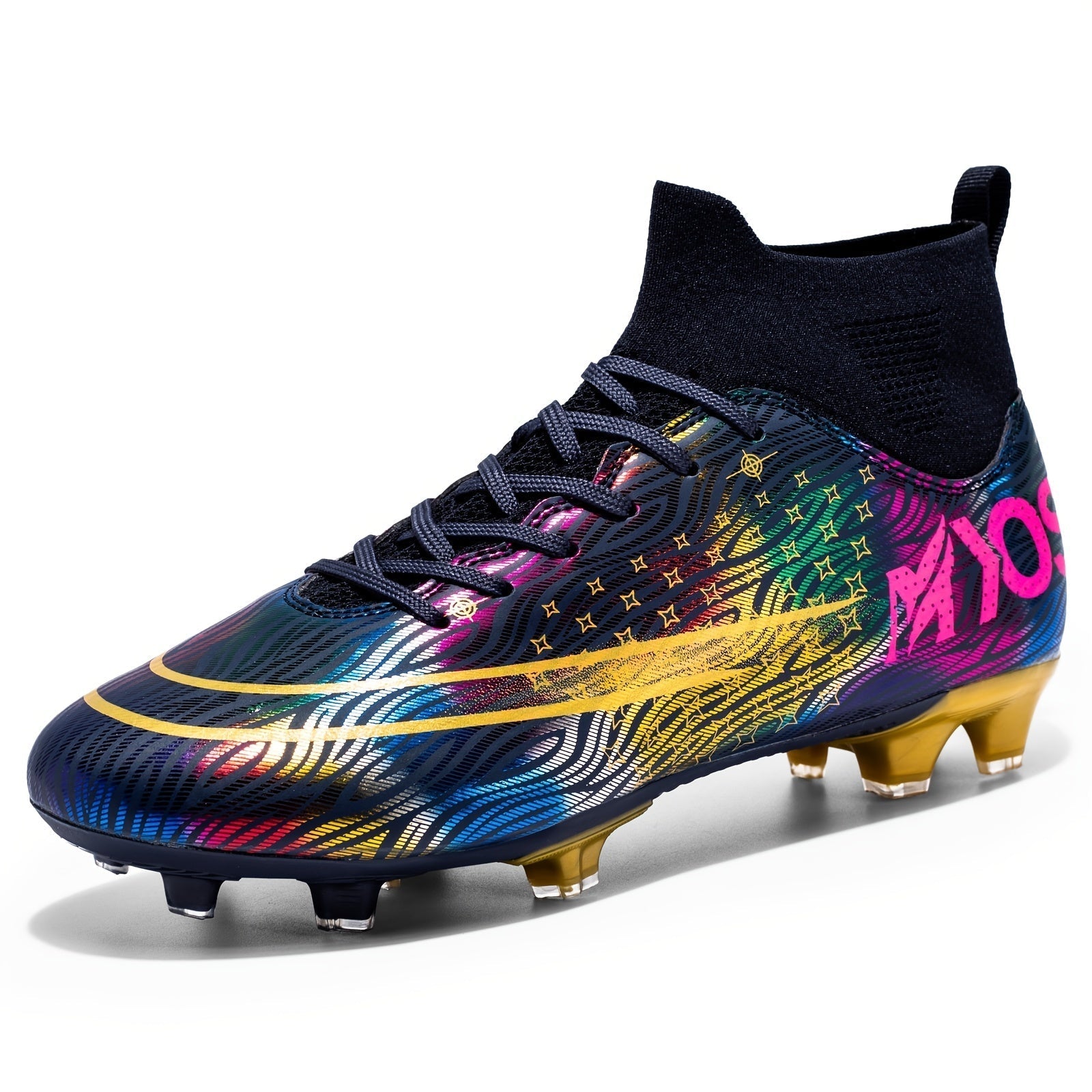 Men’s Football Boots with High Ankle Support and Enhanced Grip | Soccer Cleats for Turf & Grass