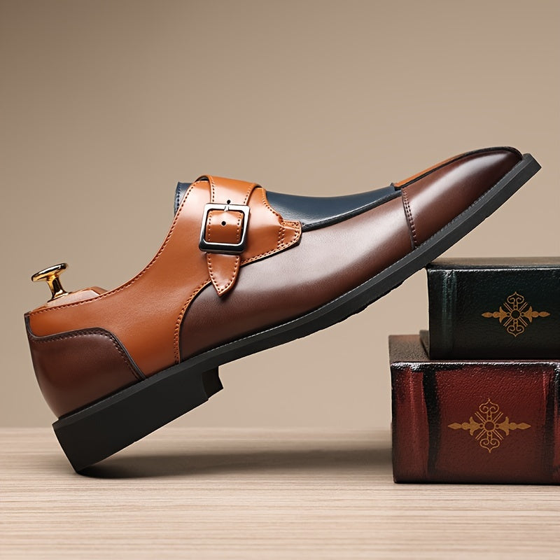 Duncan Chambers Single Monk Strap Shoes – Classic Men’s Dress Shoes