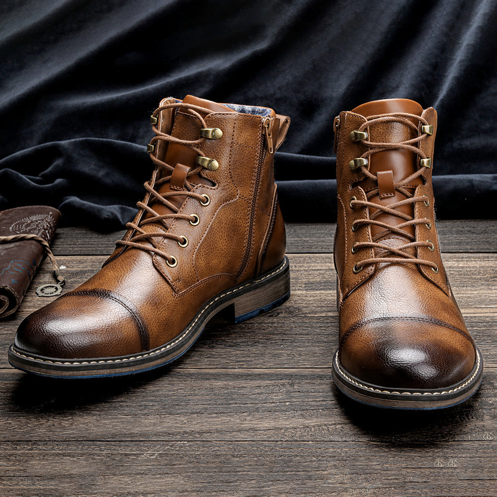 Frontier Leather Boots – Durable Men’s Classic Outdoor Footwear