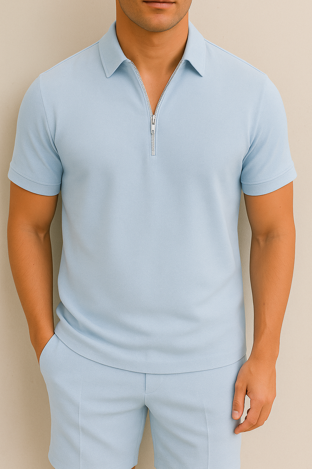 Vero – Summer Set for Men with Polo & Shorts in a Polished Fit