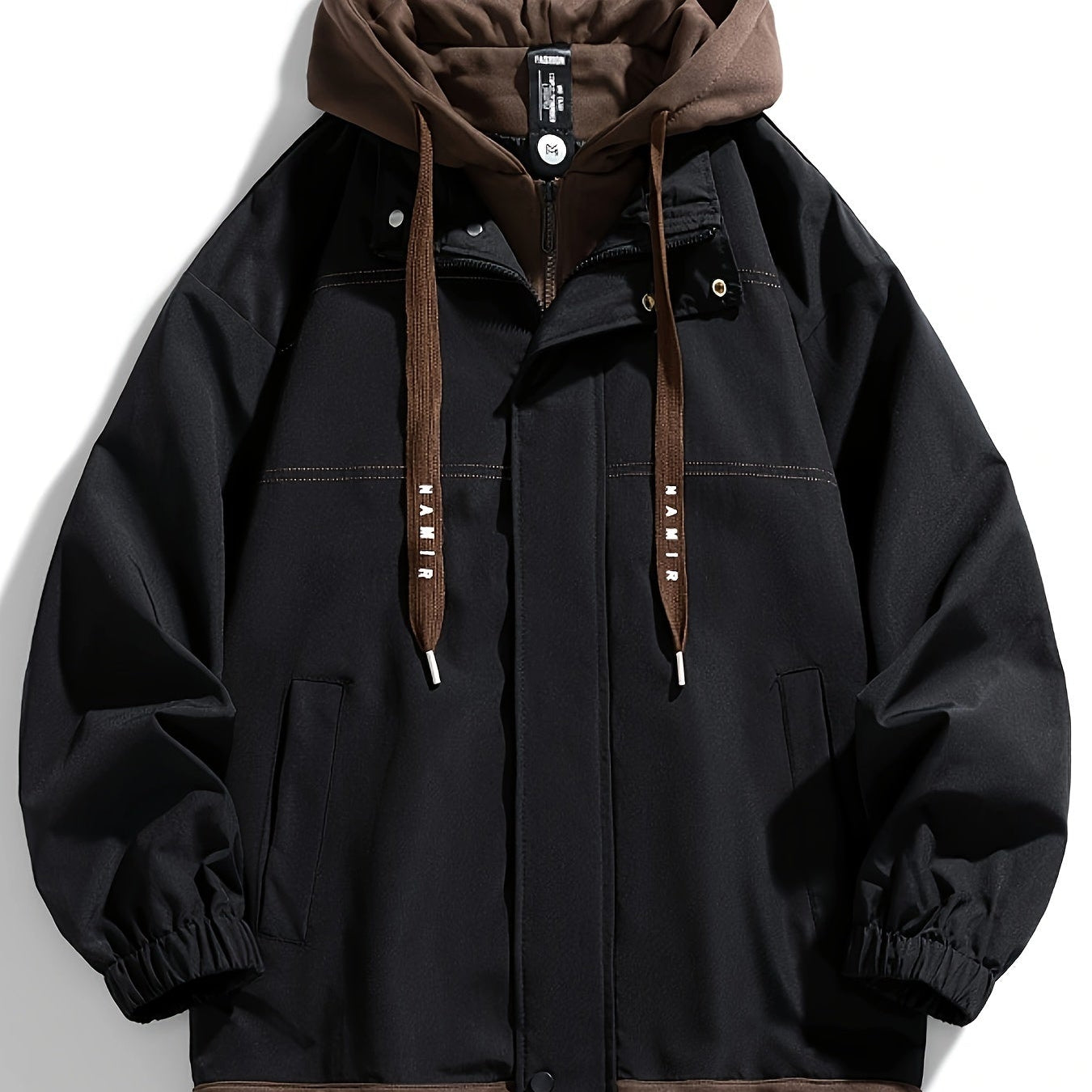 Maverick Layered Hoodie Jacket – Men’s Casual Zip-Up Hooded Jacket