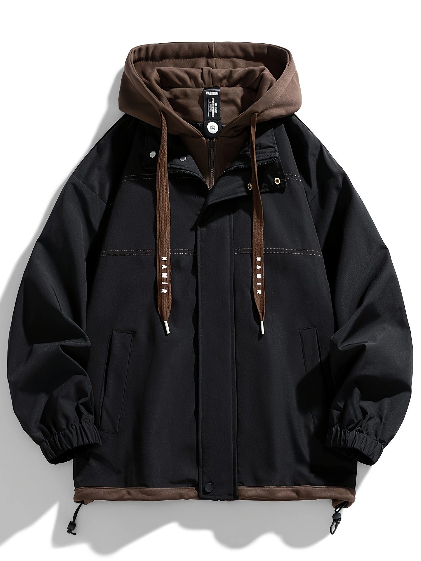 Maverick Layered Hoodie Jacket – Men’s Casual Zip-Up Hooded Jacket