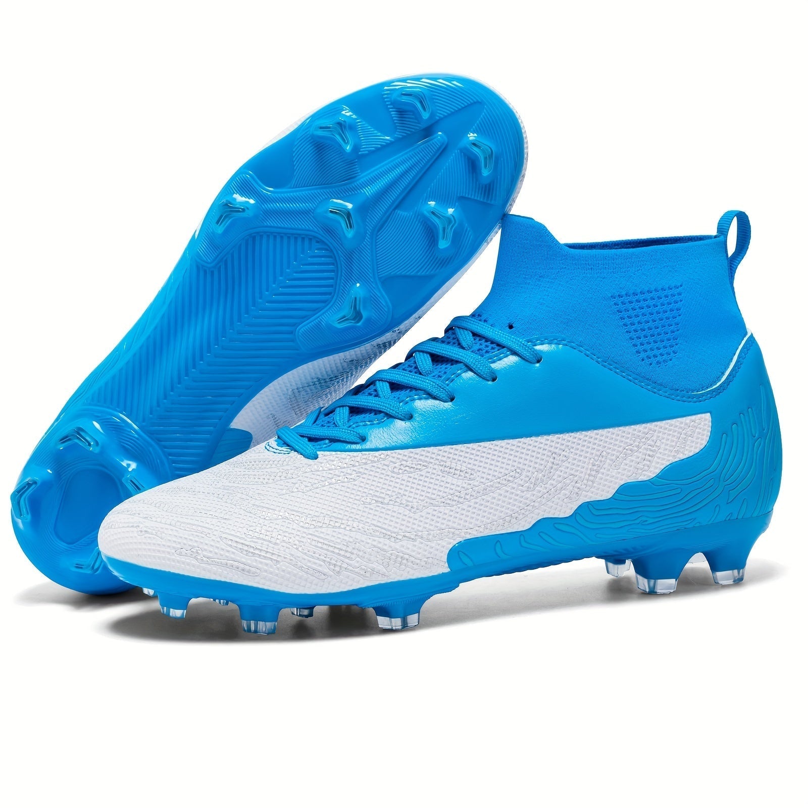 Men’s Football Boots with High Ankle Support and Enhanced Grip | Soccer Cleats for Turf & Grass