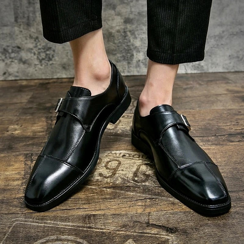Duncan Chambers Single Monk Strap Shoes – Classic Men’s Dress Shoes