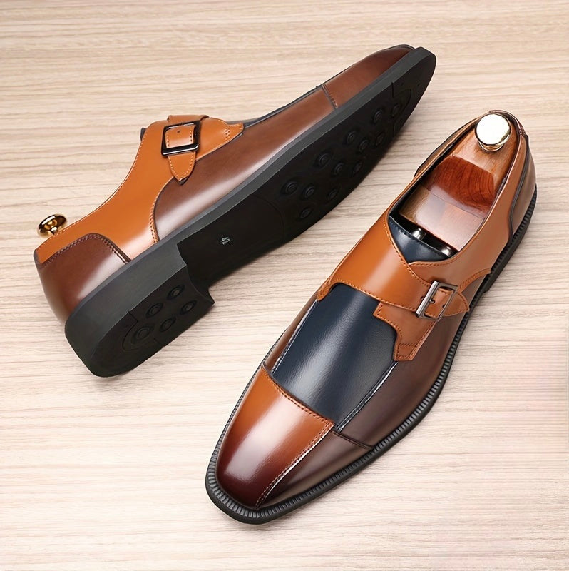 Duncan Chambers Single Monk Strap Shoes – Classic Men’s Dress Shoes