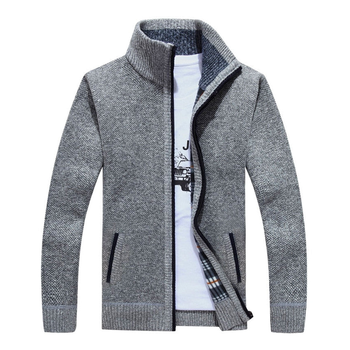 ANDOR Thick Fleece Vest – Men’s Warm Zip-Up Gilet