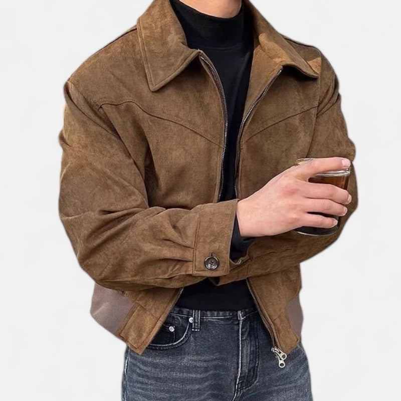 Vintage Men’s Casual Jacket – Classic Lightweight Outerwear