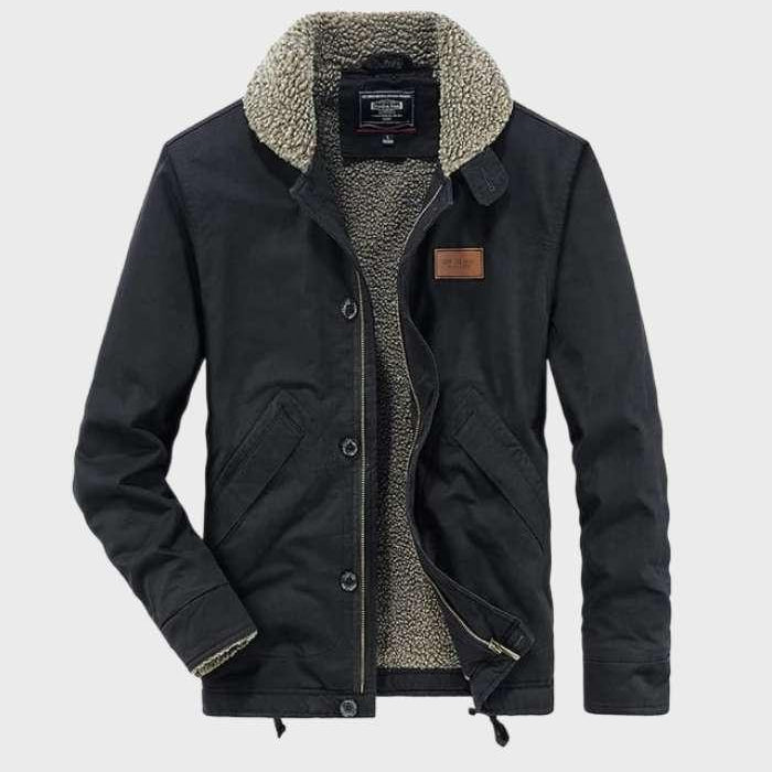 Lando | Men’s Cut-Resistant Utility Jacket – Durable Workwear with Pockets and Zipper