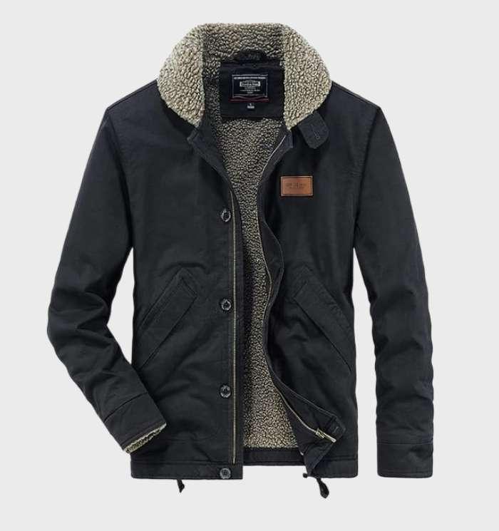 Lando | Men’s Cut-Resistant Utility Jacket – Durable Workwear with Pockets and Zipper