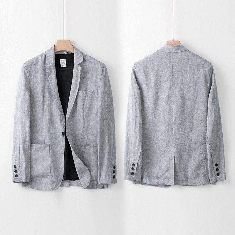 Sandro Men  Linen Suit Set