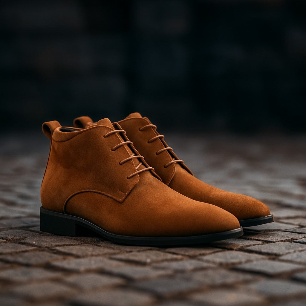 Men’s James Bond Style Suede Desert Boots