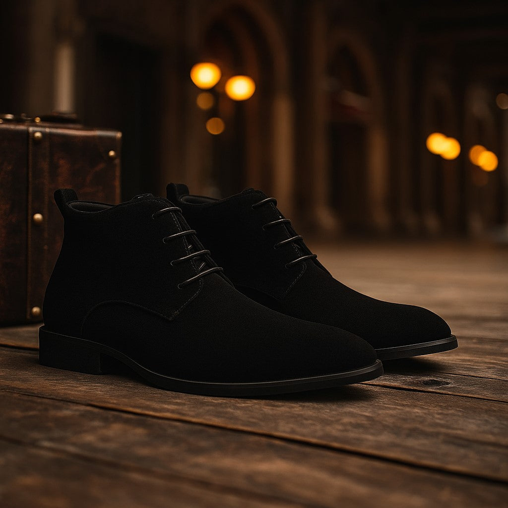 Men’s James Bond Style Suede Desert Boots
