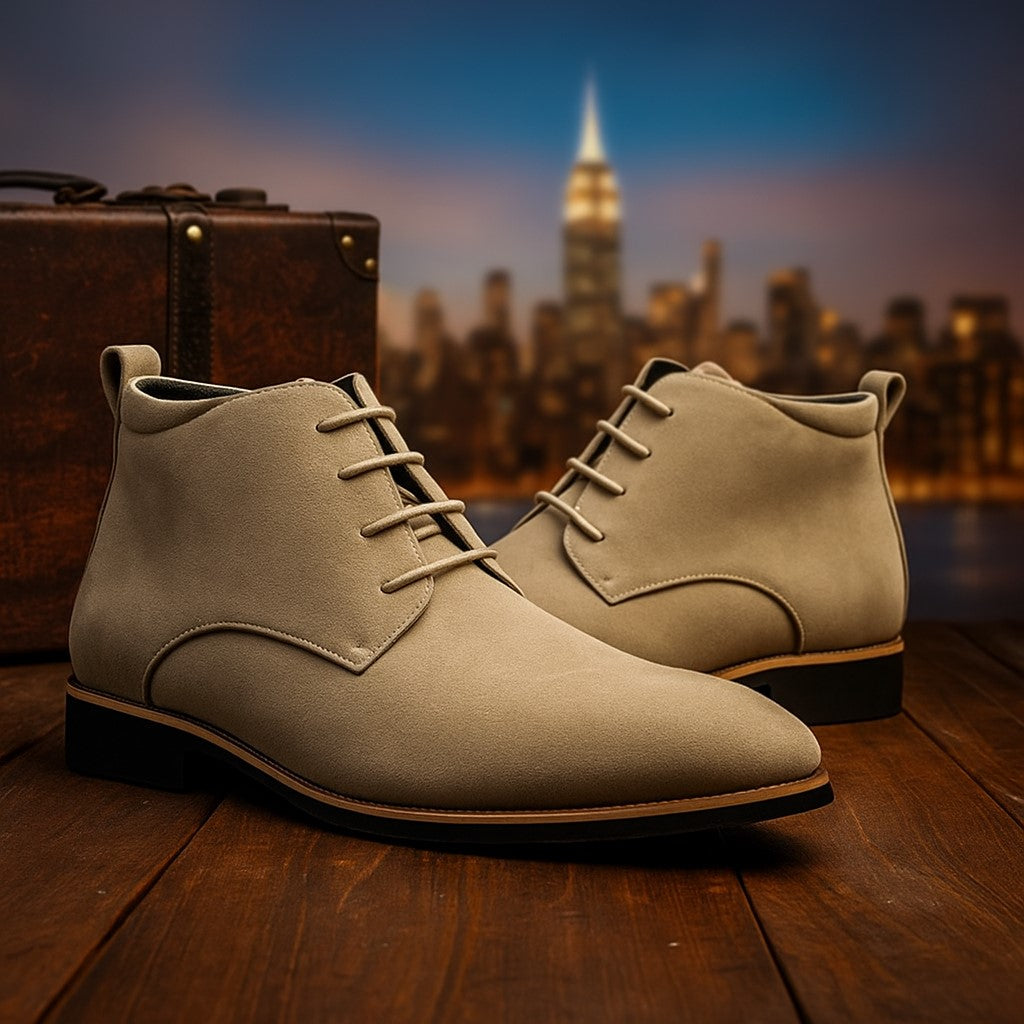 Men’s James Bond Style Suede Desert Boots