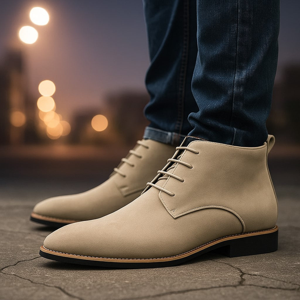 Men’s James Bond Style Suede Desert Boots