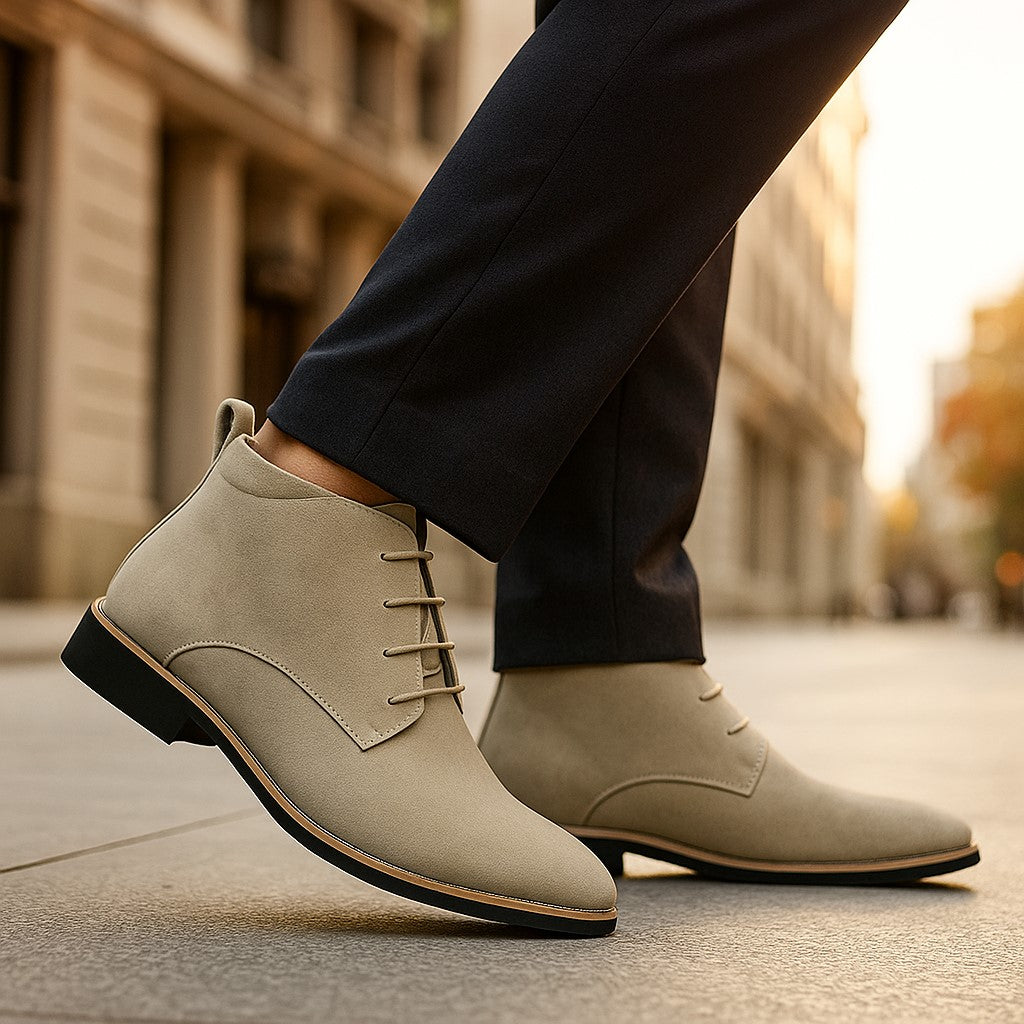 Men’s James Bond Style Suede Desert Boots
