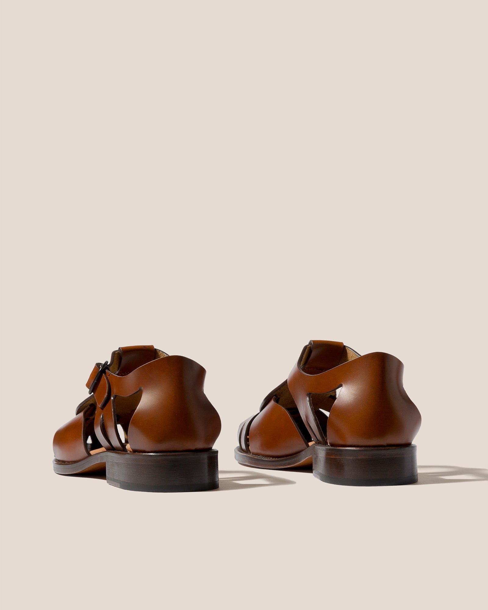 Fisherman Sandals – Classic Closed-Toe Leather Sandals with Buckle Strap