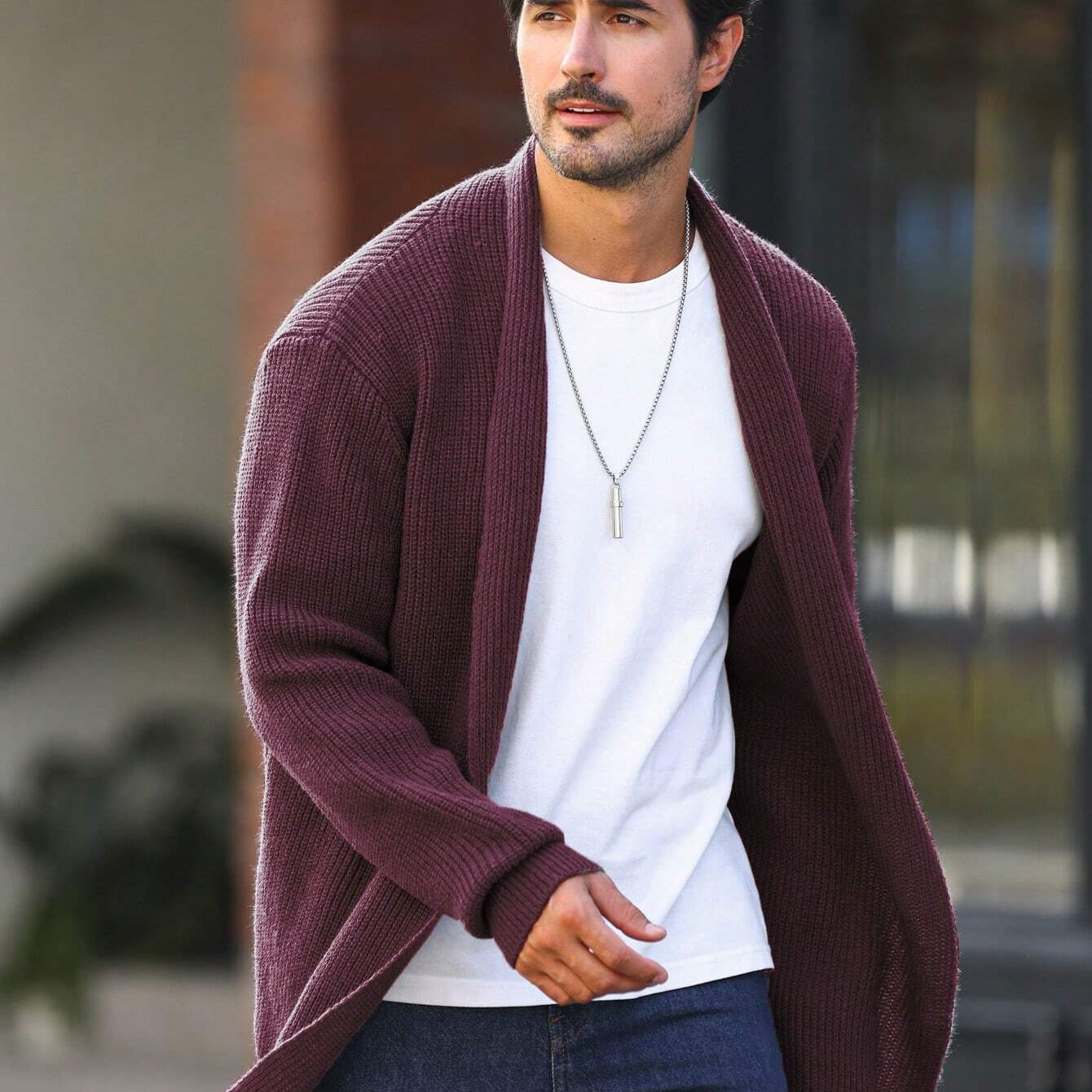 Casual Open Front Cardigan