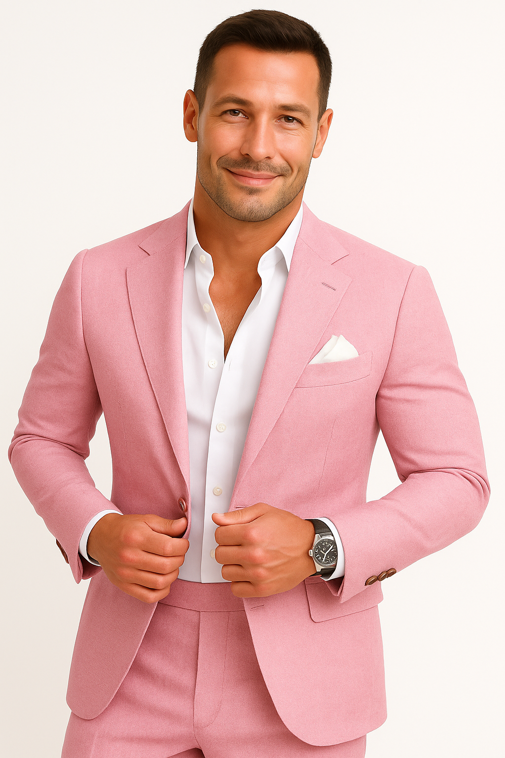 Men’s Linen Casual Suit – Lightweight Outfit for Weddings and Events