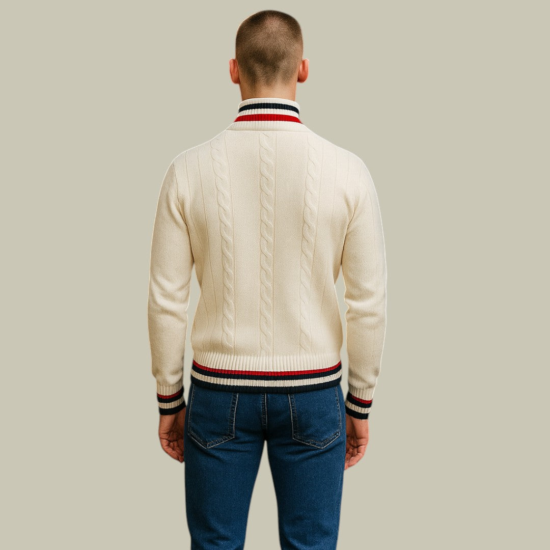 Italian Turtleneck Zipper by Massimo