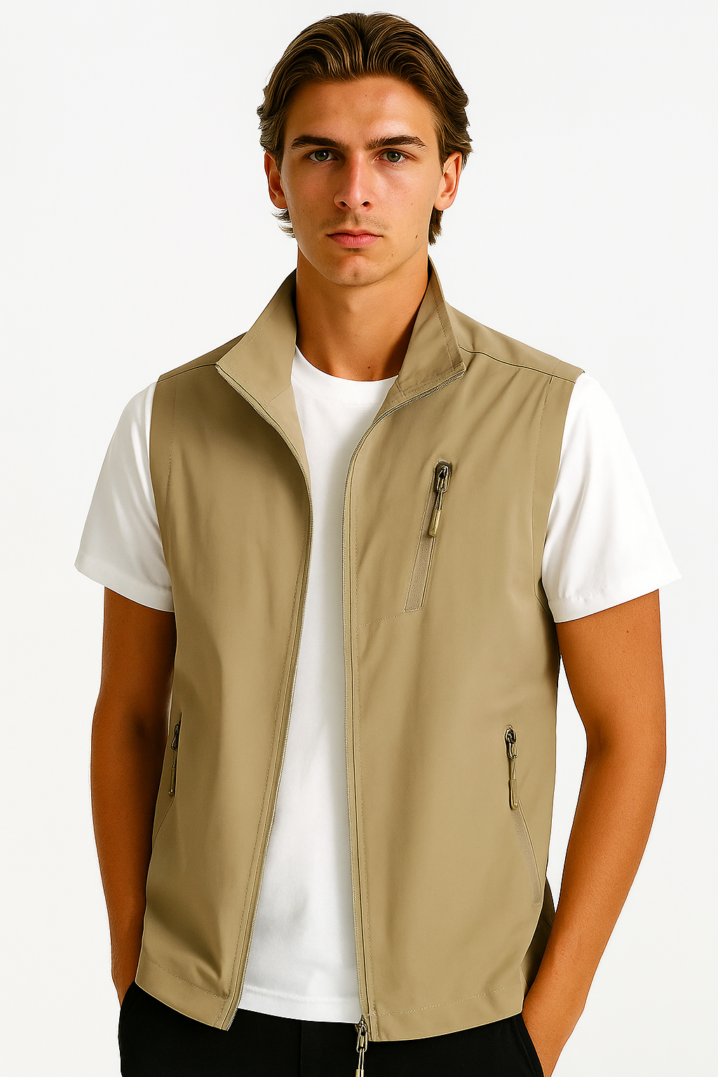 Spraykis | Men's Lightweight Zip-Up Vest/Bodywarmer – Sleeveless