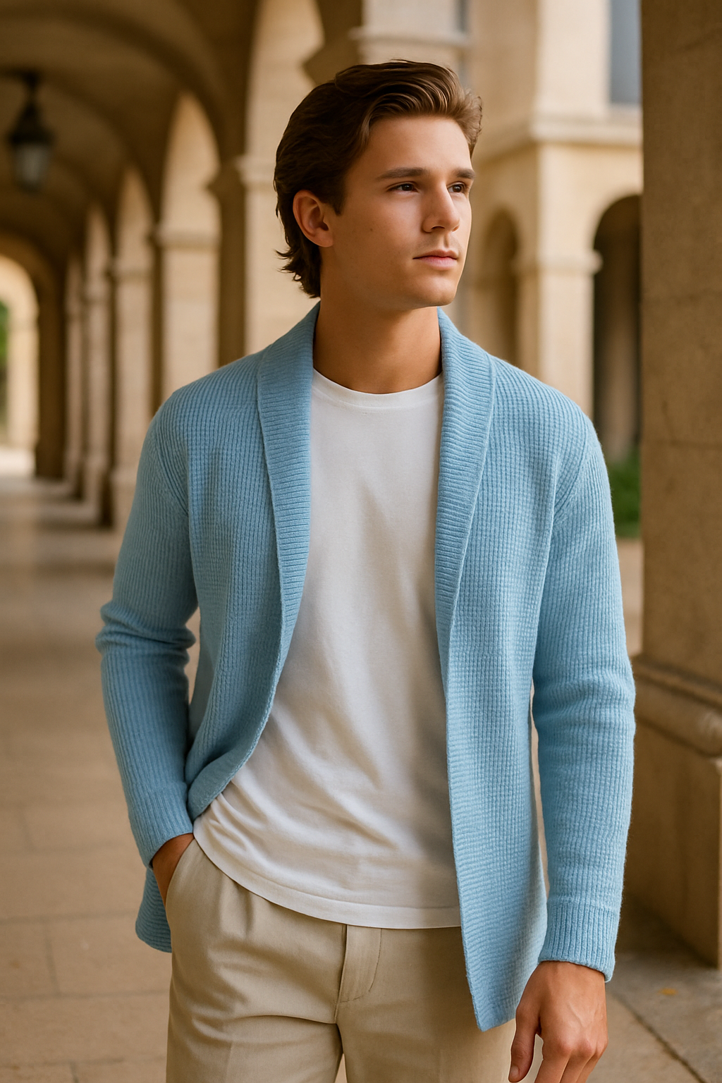 Men's Classic Cashmere Knit Cardigan