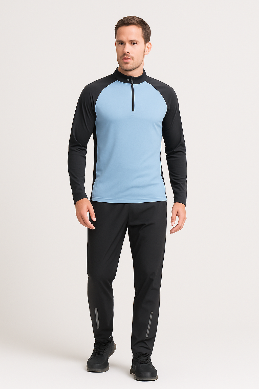 Men’s Quick-Dry Tracksuit – Two-Piece Training Set for Sports and Casual Wear